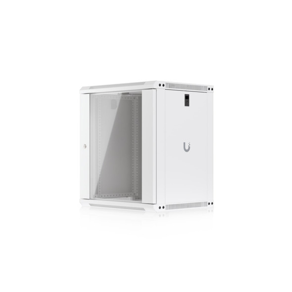 Ubiquiti (UACC-Rack-12U-Wall-450-G) Ubiquiti 12U Rack Cabinet,Fully Assembled Wall-Mount Rack,Built-In Fans,Removable Panels,Easy Equipment Access,Space-Efficient Small-Scale Deployments