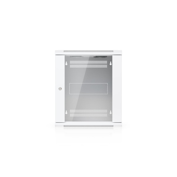 Ubiquiti (UACC-Rack-12U-Wall-450-G) Ubiquiti 12U Rack Cabinet,Fully Assembled Wall-Mount Rack,Built-In Fans,Removable Panels,Easy Equipment Access,Space-Efficient Small-Scale Deployments