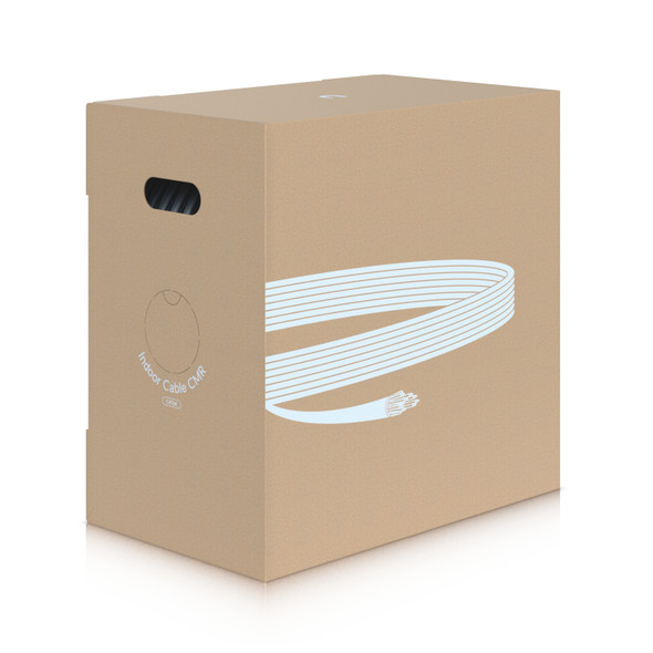 Ubiquiti (UACC-Cable-C6A-CMR) Ubiquiti UniFi Indoor Cable Cat6A CMR, Category 6A Ethernet cable for high-speed, indoor deployments.