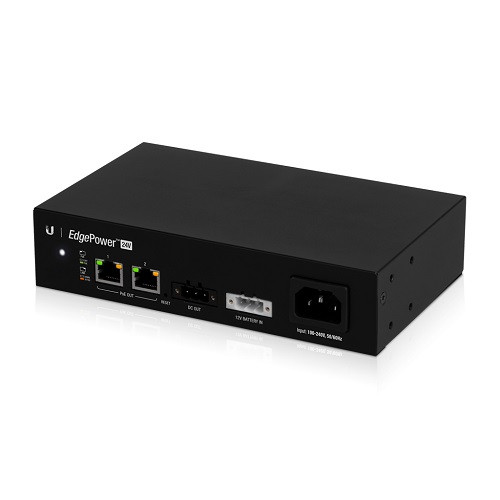 Ubiquiti (EP-24V-72W) Ubiquiti EdgePower 24V 72W - Protect your WISP site against power loss with the EdgePower??, a convenient UPS device with dual PoE output ports