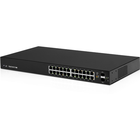 Ubiquiti (ES-24-LITE-AU) Ubiquiti EdgeSwitch 24 - 24-Port Managed Gigabit Switch, 2 SFP, Layer 2 and Layer 3 Capabilities