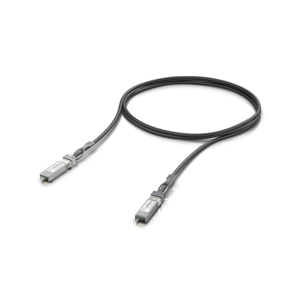Ubiquiti(UACC-DAC-SFP10-1M)  SFP+ Direct Attach Cable, 10Gbps DAC Cable, 10Gbps Throughput Rate, 1m Length