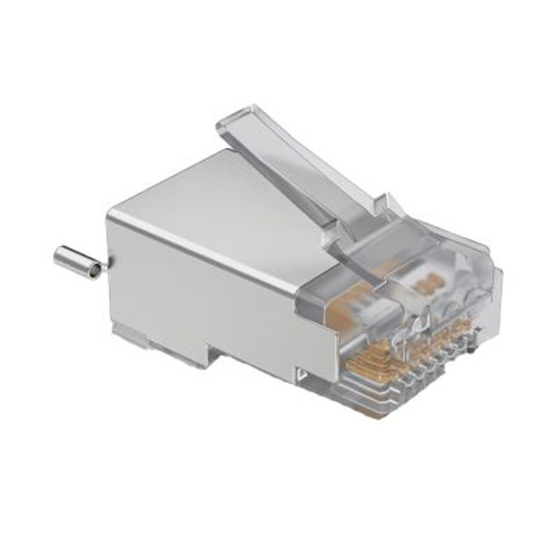 Ubiquiti (UISP-CONNECTOR-SHD) Ubiquiti UISP Surge Protection Connector SHD, 100 Pack, Sheilded Cable RJ45 Connector, Replaces TC-Con, 2Yr Warr