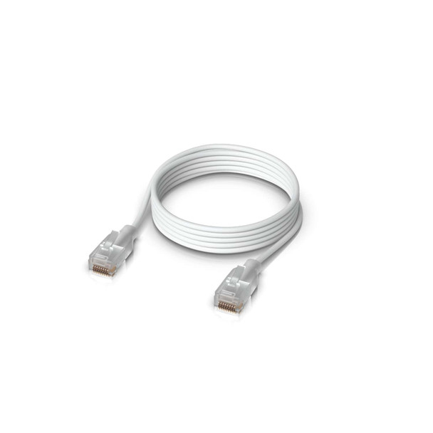 Ubiquiti (UACC-Cable-Patch-EL-0.3M-W) Ubiquiti UniFi Etherlighting Patch Cable,0.3M  Nano-thin Patch Cable With 2.5 GbE Support Designed sShow Etherlighting Effects, Incl 2Yr Warr