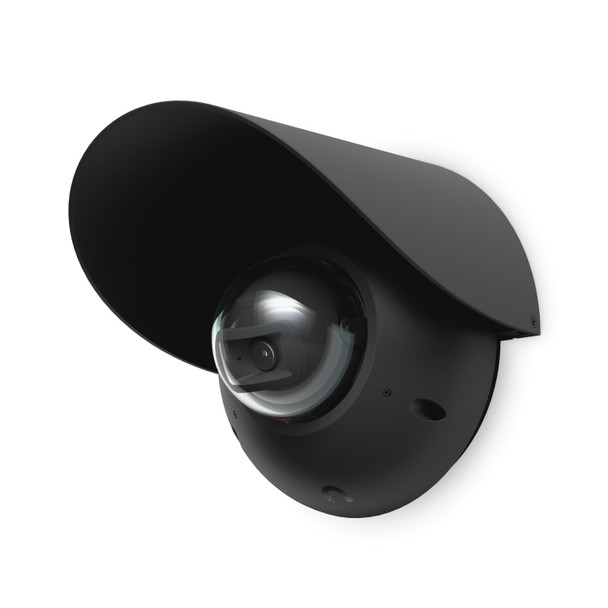 Ubiquiti (UACC-G6-Dome-WS-B) Ubiquiti G6 Dome Camera Weather Shield, Black, G6 Dome Camera Accessory, Optimal Image Quality, Protection Elements, Installed Outdoors, Wall, Pole.