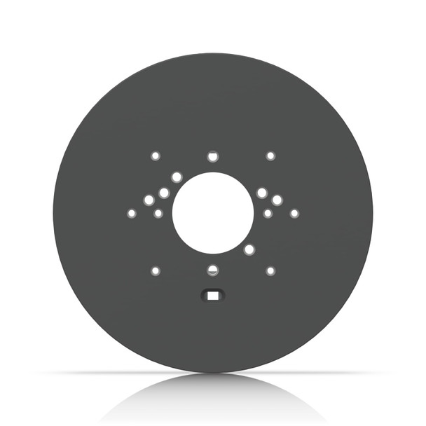 Ubiquiti (UACC-GB-Plate-B) Ubiquiti Gang Box Mounting Plate, Black, Mounting Plate Designed, Interface UniFi Protect Cam, Multiple Types, Gang Boxes, Junction Boxes.