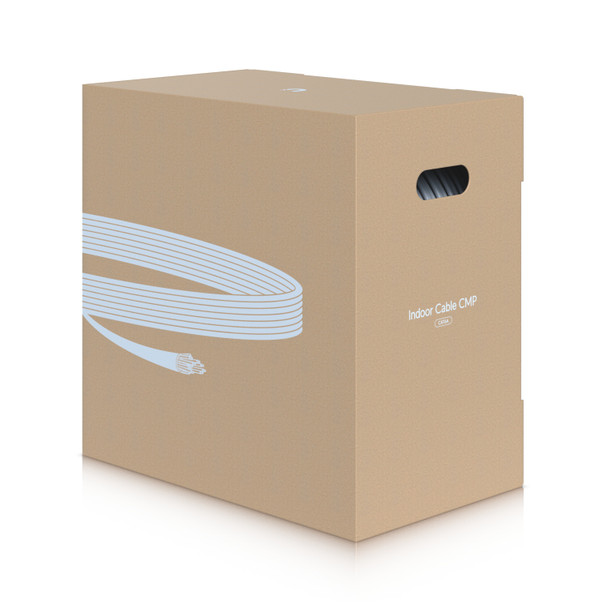 Ubiquiti (UACC-Cable-C6A-CMP) Ubiquiti UniFi Indoor Cable Cat6A CMP, Category 6A Ethernet Cable, High-Speed Deployments In Environments, Require Plenum-Rated Cabling