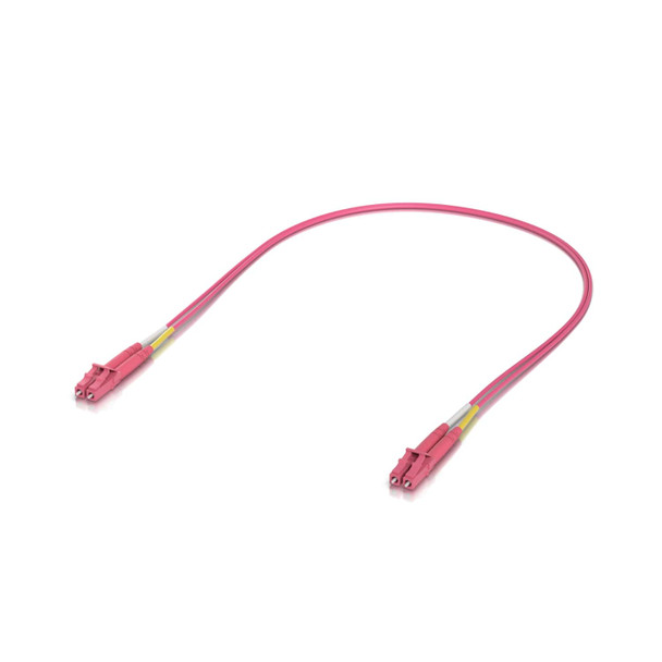Ubiquiti (UACC-OFC-M2-LULU-1M-50) Ubiquiti OM4 Duplex LC UPC Fiber Patch Cable, Indoor OM4 multi-mode fiber patch cable with duplex LC UPC connectors.
