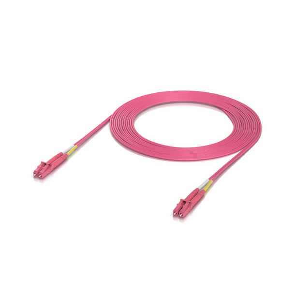 Ubiquiti (UACC-OFC-M2-LULU-3M-50) Ubiquiti OM4 Duplex LC UPC Fiber Patch Cable, Indoor OM4 multi-mode fiber patch cable with duplex LC UPC connectors.