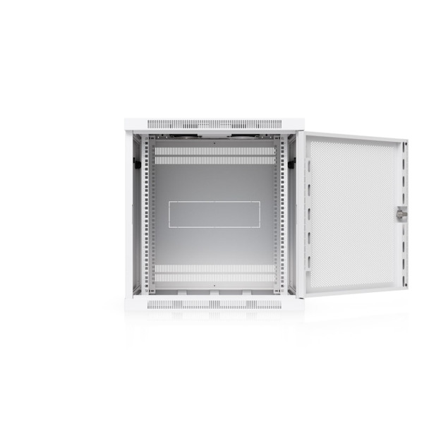 Ubiquiti (UACC-Rack-12U-Wall-600-P) Ubiquiti 12U Rack Cabinet,Fully Assembled Wall-Mount Rack,Built-In Fans,Removable Panels, Easy Equipment Access,Space-Efficient Small-Scale Deployment