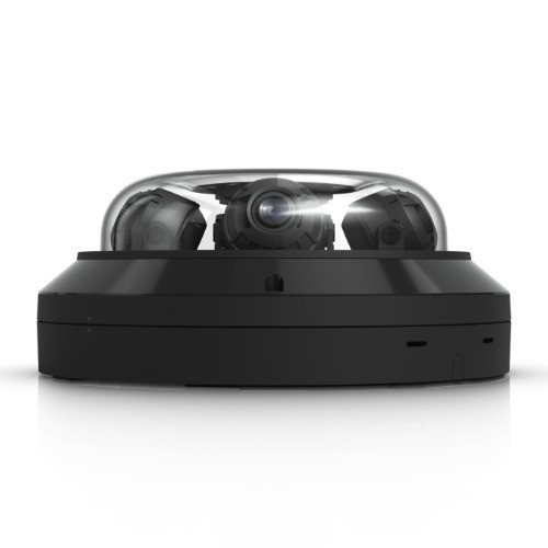 Ubiquiti (UVC-AI-MS-4-B) Ubiquiti AI Multi Sensor 4 Black, All-weather 32MP multi-sensor camera, Multi-TOPS AI , 2.33 optical zoom, 360° IR cover, 4x independent lenses