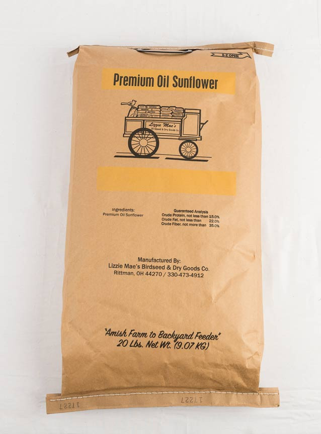 Premium Oil Sunflowers - Lizzie Mae's Bird Seed