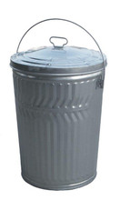 Galvanized Seed Storage Can w/ Lid - 20 Gal