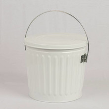 Galvanized Seed Storage Can w/ Lid - 5 Gal.