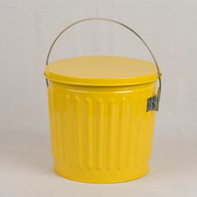 Galvanized Seed Storage Can w/ Lid - 5 Gal.