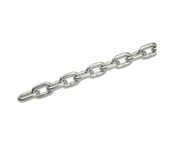 Grade 30 Proof Coil Chains, Size 5/16 in, 275 ft, 1900 lb Limit, Zinc