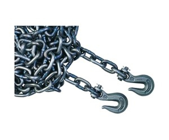 Grade 43 High Test Tiedown Chain Assemblies, 3/8 in, 5,400 lb Limit