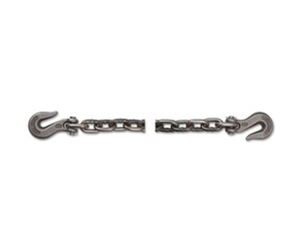 Grade 43 High Test Tiedown Chain Assemblies, 3/8 in, 5,400 lb Load, 20 ft