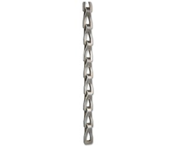 Sash Chain, Size 35, 106 lb Limit, Bright Zinc