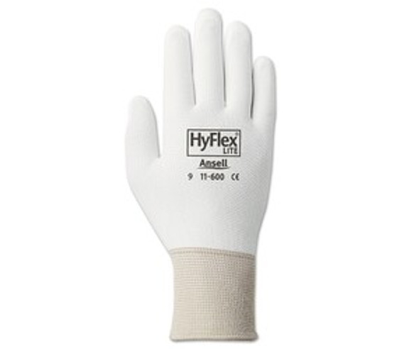 11-600 Palm-Coated Gloves, Size 7, White