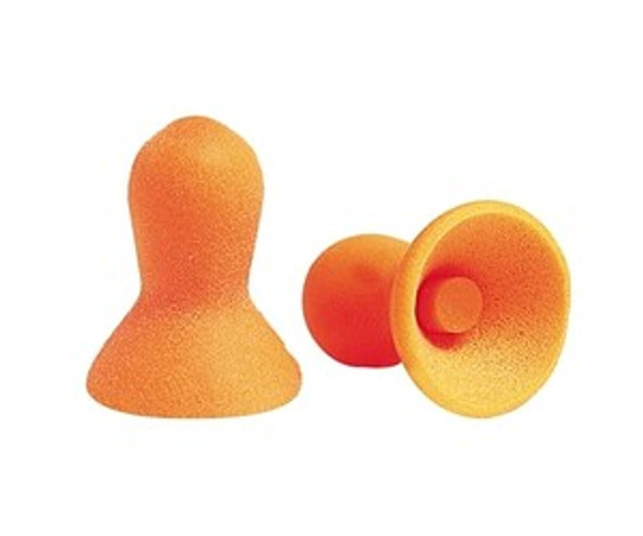 Quiet Reusable Earplugs, Foam, Orange, Uncorded