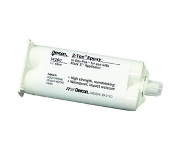 2 Ton® Clear Epoxy, 50 mL, Dev-Pak, Clear/White