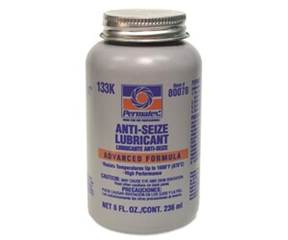 Aluminum Anti-Seize Lubricant, 8 oz, Brush-Top Bottle