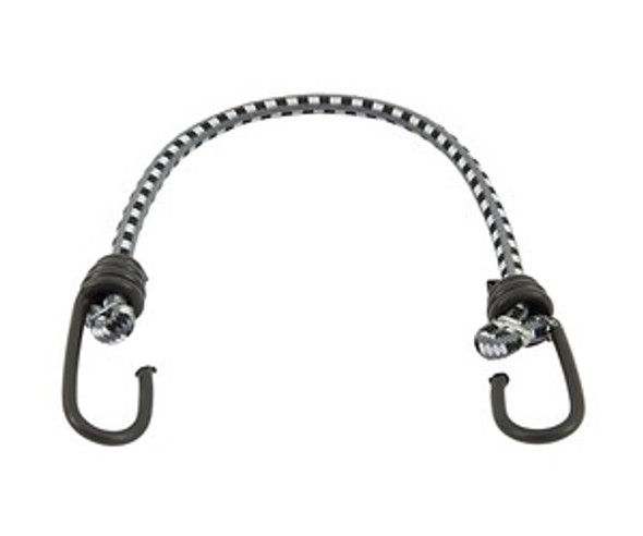 Vinyl-Coated Steel Hooks Bungee Cord, 18 in L