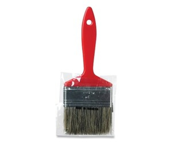 Chip Brush, 5/16 in Thick, 3 in W, China, Plastic Handle