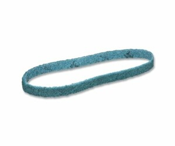 Surface Conditioning Belt, 1/2 in x 18 in, Very Fine, Blue