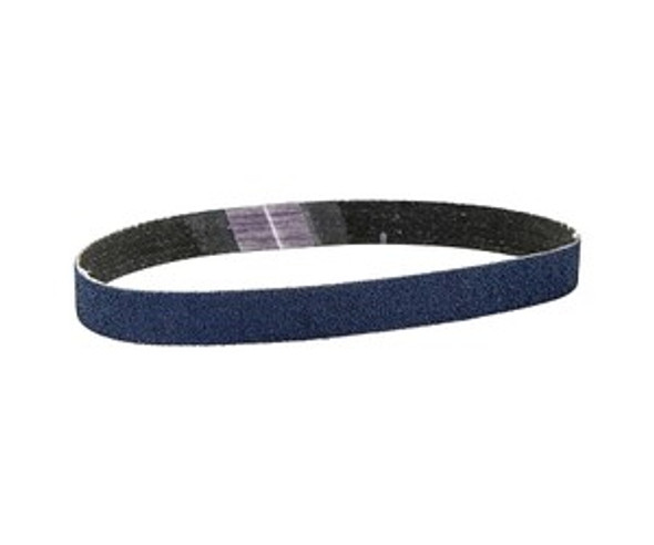 BlueFire® Cloth File Belt, R823P, 1/2 in W x 12 in L, 80 Grit, Zirconia Alumina