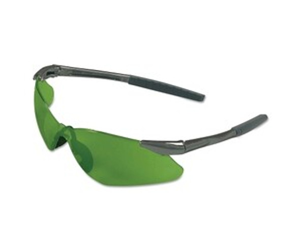 V30 Nemesis™ VL Safety Glasses, IRUV Shade 5.0, Polycarbonate Lens, Uncoated, Gunmetal No Brow Frame, Nylon