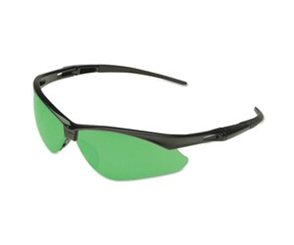 V30 Nemesis™ Safety Glasses, IRUV Shade 3, Polycarbonate Lens, Uncoated, Black Frame/Temples, Nylon