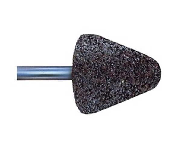 Mounted Points, 1 1/4 in Dia, 30 Grit Aluminum Oxide