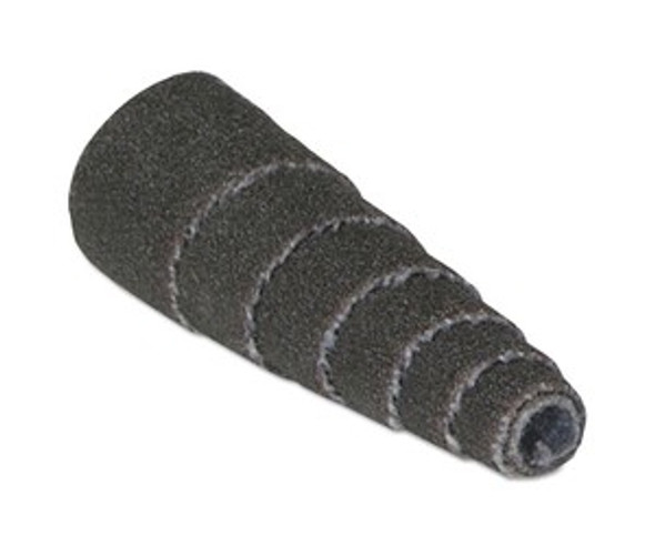 Aluminum Oxide Spiral Rolls Full Tapers, 1/2 x 1 1/2 x 1/8, 50 Grit