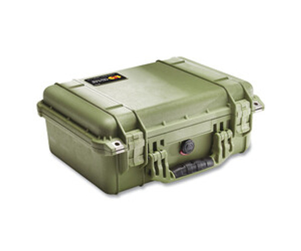 1450 Medium Protector Case, with Logo, 24.39 in L x 19.36 in W x 8.79 in D, Olive Drab Green, with Foam