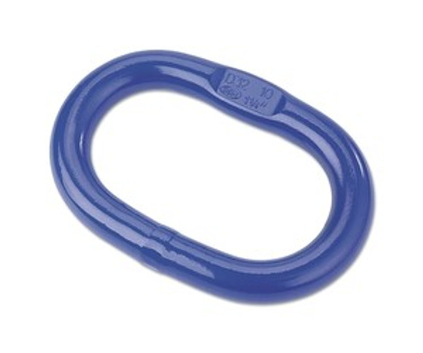 V10 Oblong Master Links, 82,880 lb Load, Peerless Blue