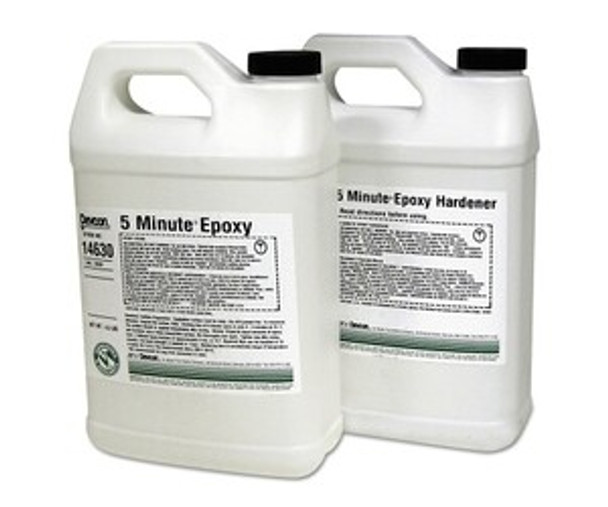 5 Minute® Epoxy, 9 lb, Dual Jugs, Colorless to Light Yellow