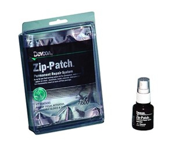 Zip-Patch™ Adhesive Patch Kit, 4 in x 9 in Patch, Brown