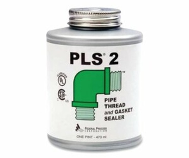 PLS® 2 Premium Thread & Gasket Sealer, 1 pt, Can, Gray