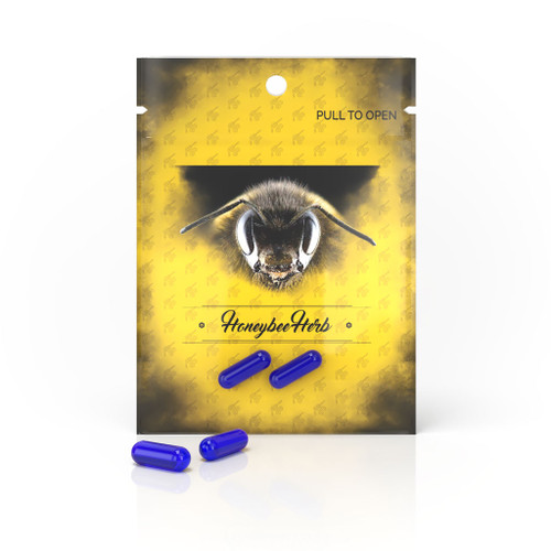 Honeybee Herb Wholesale Honey Terp Pills Dab Inserts Sapphire Blue Yellow Packaging