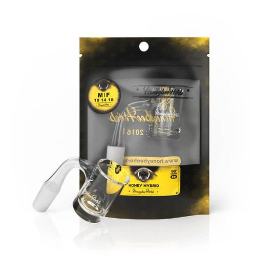 Wholesale Honey Hybrid 90°-Degree Quartz Banger Black Packaging