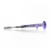 Delighted Dab Tool With Steel Rounded Blade Tip & Purple Glass Handle On Round Base Horizontal View | HBH Wholesale