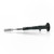 Delighted Dab Tool With Steel Rounded Blade Tip & Black Glass Handle On Round Base Horizontal View | HBH Wholesale