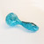 Honeybee Herb Frit Speckled Turquoise Haze Spoon Pipe at Honeybee Herb Wholesale