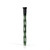 Honeybee Herb Wholesale 6-inch Green 18mm Ground Joint & 14mm ID Female Joint Spotted Bead Downstem V10 Clear View