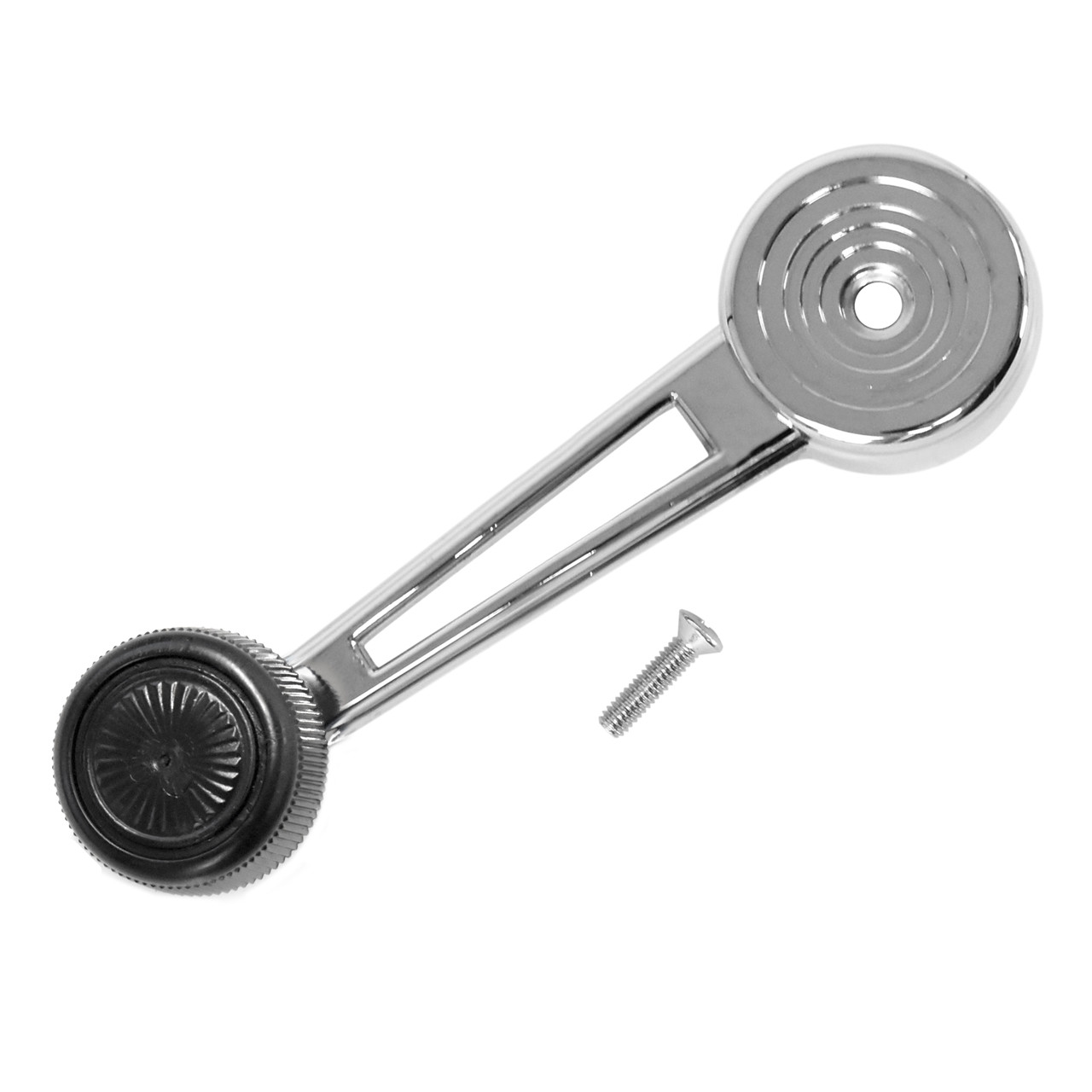 eClassics 1978-1986 Ford Bronco Door Window Handle With Black Knob Driver or Passenger Side
