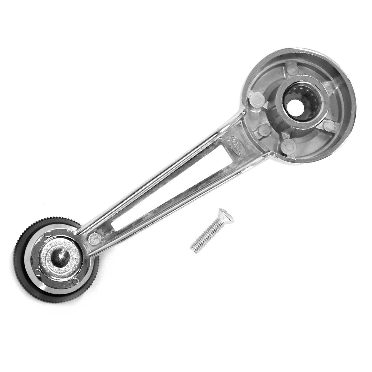 eClassics 1978-1986 Ford Bronco Door Window Handle With Black Knob Driver or Passenger Side