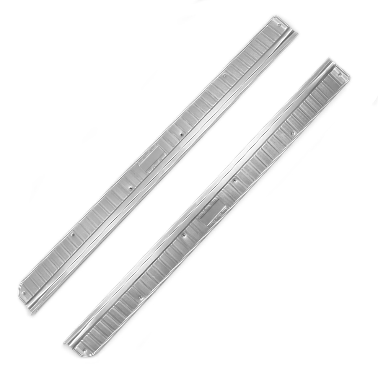 ACP FC-BD045 1963-1964 Mercury Comet Door Sill Scuff Plates Without Decal For 2 Door Hardtop/Sedan Pair