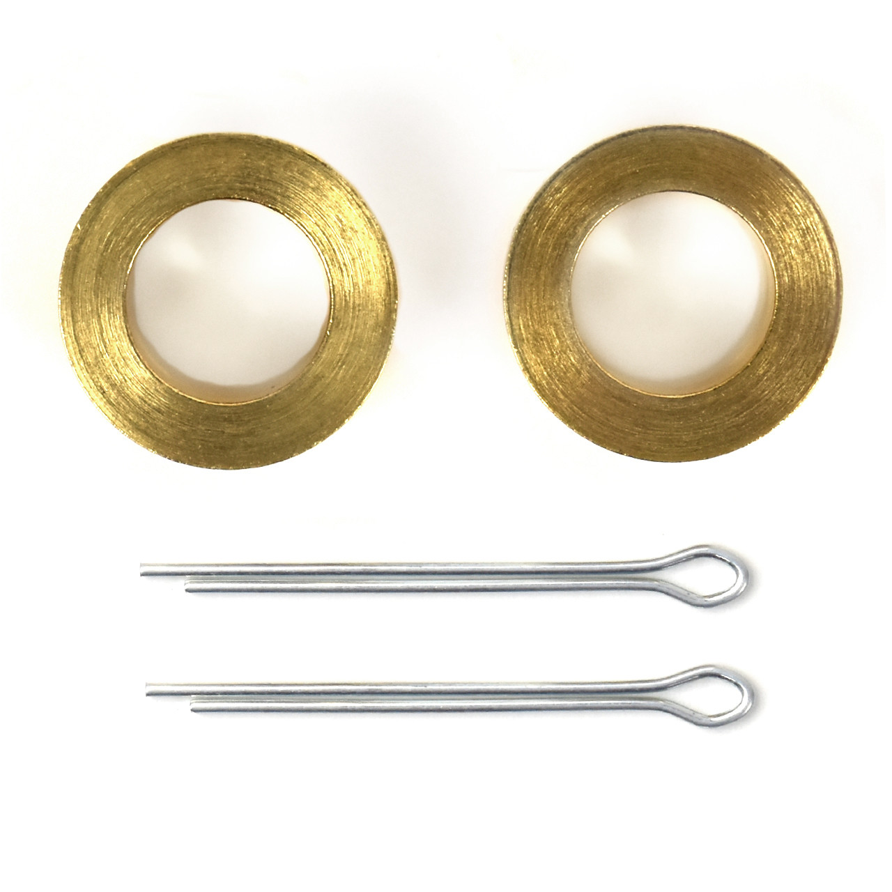 ACP FM-EC005A 1962-1970 Ford Galaxie 500 Clutch Rod Bushing Brass 3/8 Inch ID With Cotter Pin Pair